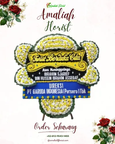 Papan Bunga Duka di Afe Taduma