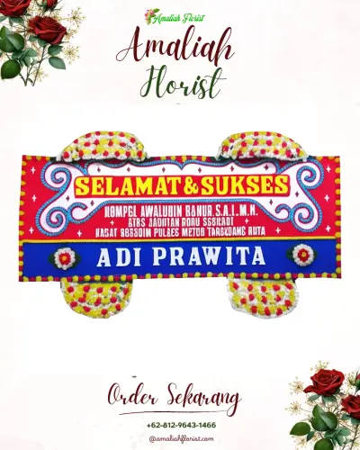 Karangan Bunga Ucapan Selamat di Afe Taduma